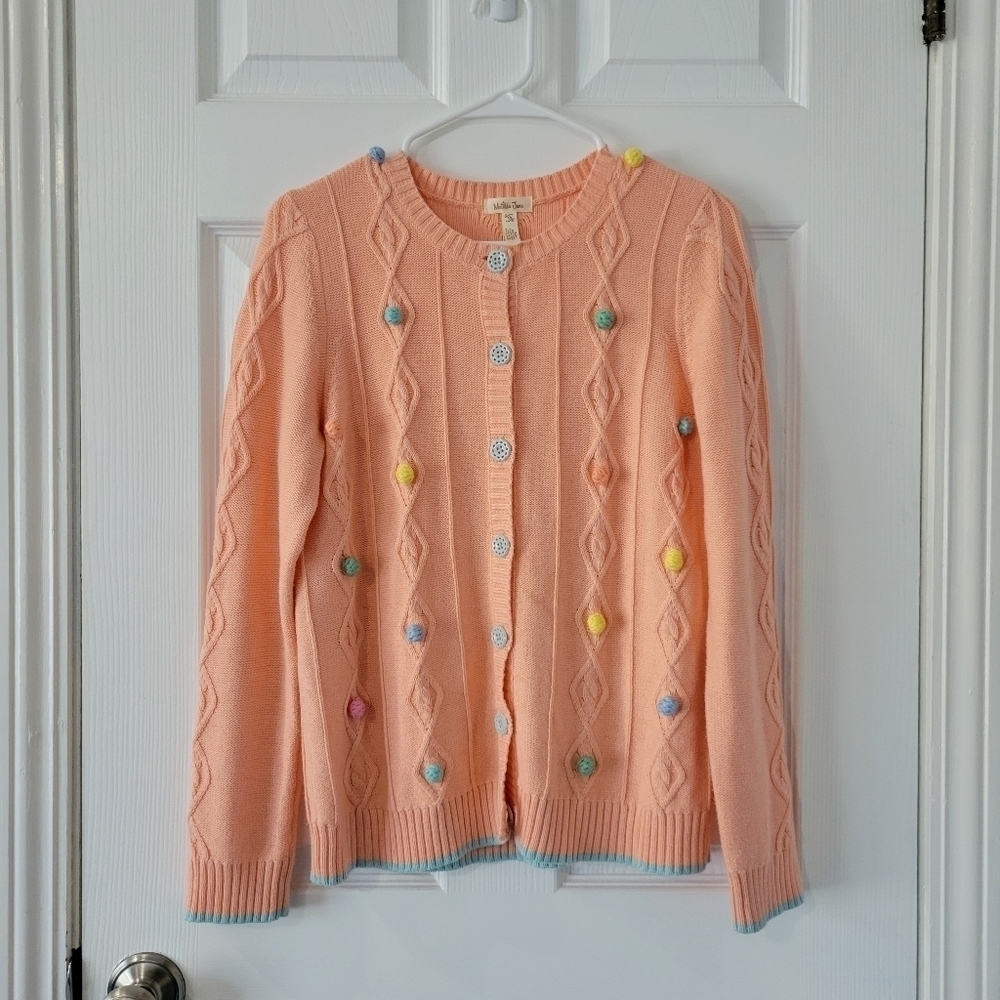Matilda Jane Pom Pom Pink Cardigan